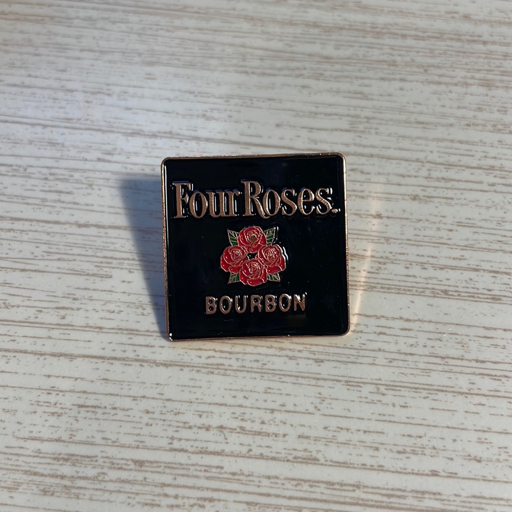 Four Roses Bourbon enamel pin